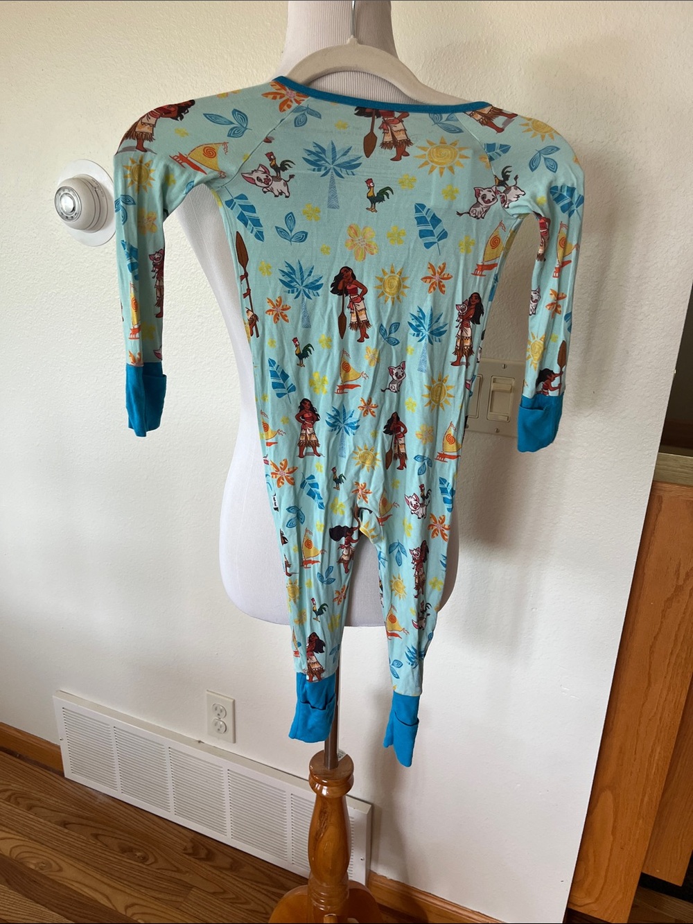 Little Sleepies Moana zippy VGUC; 12-18